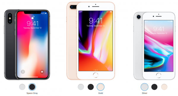 Tin buồn dành cho chị em: iPhone X và iPhone 8 không có màu hồng Tin buồn dành cho chị em: iPhone X và iPhone 8 không có màu hồng