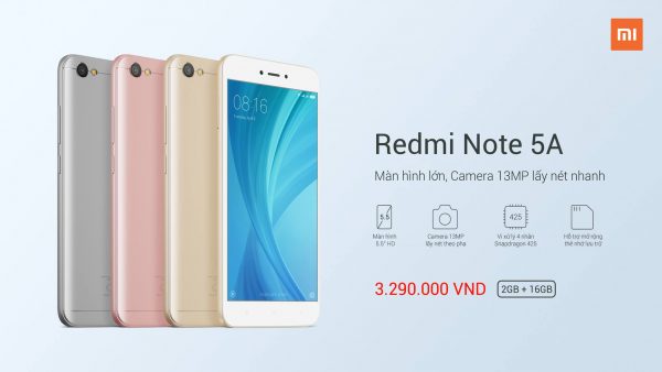 Sforum - Trang thông tin công nghệ mới nhất 22467426_1602787466448689_760218176145276279_o-600x338 Xiaomi Redmi Note 5A chính thức ra mắt tại Việt Nam với giá 3,29 triệu đồng Sforum - Trang thông tin công nghệ mới nhất 22467426_1602787466448689_760218176145276279_o-600x338 Xiaomi Redmi Note 5A chính thức ra mắt tại Việt Nam với giá 3,29 triệu đồng