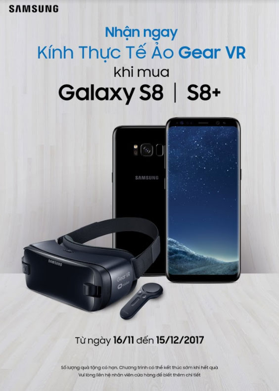 Sforum - Trang thông tin công nghệ mới nhất mua-galaxy-s8-s8-plus-tang-gear-vr-01 Sắm Galaxy S8/S8+- Tặng kính thực tế ảo Gear VR trị giá 2.5 triệu tại CellphoneS Sforum - Trang thông tin công nghệ mới nhất mua-galaxy-s8-s8-plus-tang-gear-vr-01 Sắm Galaxy S8/S8+- Tặng kính thực tế ảo Gear VR trị giá 2.5 triệu tại CellphoneS