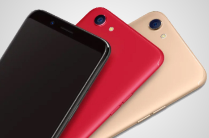 Oppo F5 với 3 màu sắc