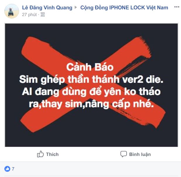 Sforum - Trang thông tin công nghệ mới nhất l1 Sim ghép thần thánh Version 2 tiếp tục bị Apple fix lỗi, đây là giải pháp khắc phục tạm thời Sforum - Trang thông tin công nghệ mới nhất l1 Sim ghép thần thánh Version 2 tiếp tục bị Apple fix lỗi, đây là giải pháp khắc phục tạm thời
