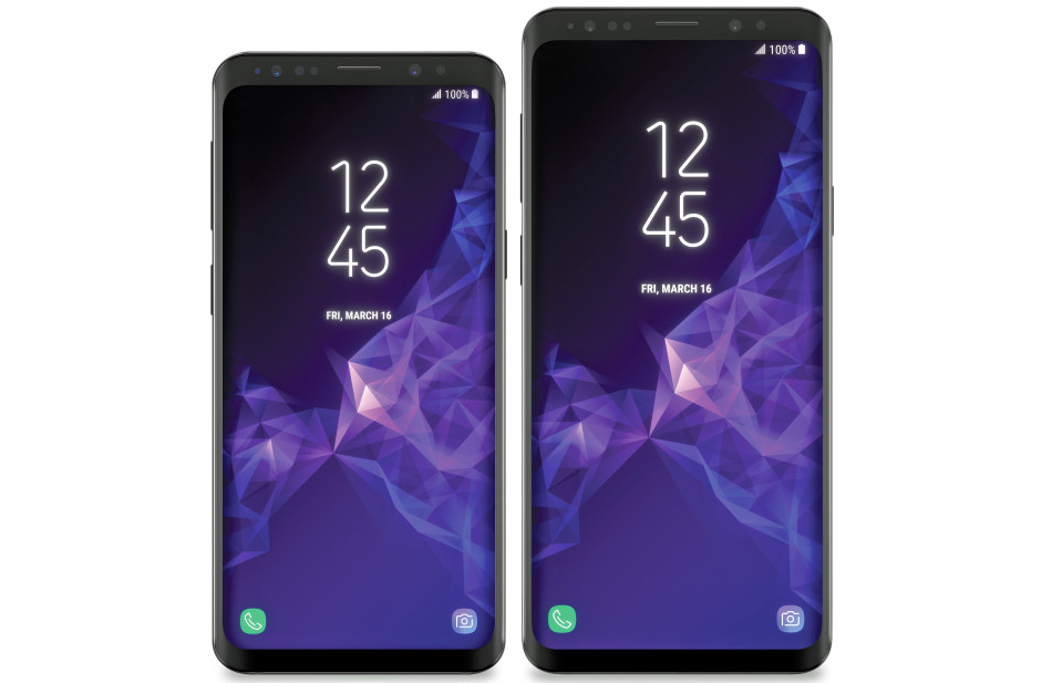 Hình ảnh render của bộ đôi Galaxy S9 được rò rỉ vào tuần trước