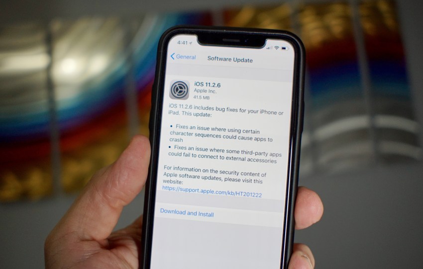 Sforum - Trang thông tin công nghệ mới nhất IOS-11.2.6-new-details Apple phát hành iOS 11.2.6 khắc phục lỗi tin nhắn chứa kí tự lạ làm treo ứng dụng Sforum - Trang thông tin công nghệ mới nhất IOS-11.2.6-new-details Apple phát hành iOS 11.2.6 khắc phục lỗi tin nhắn chứa kí tự lạ làm treo ứng dụng