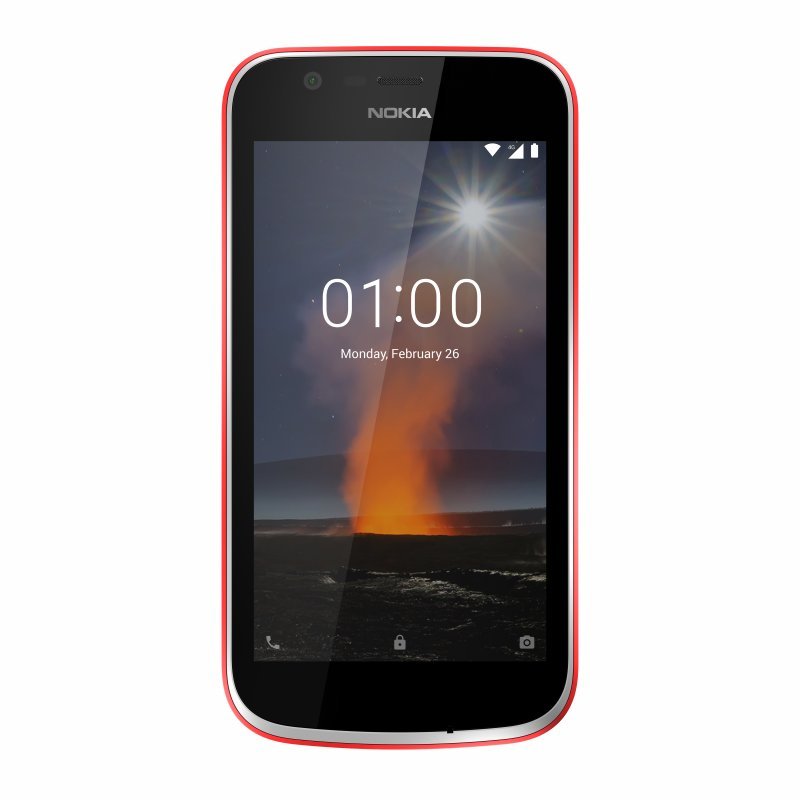Mặt trước là màn hình 4.5-inch FWVGA