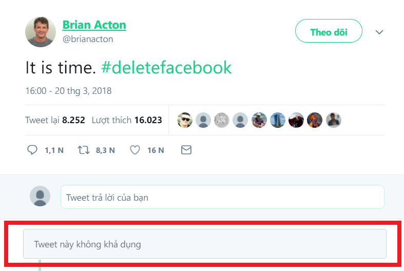 Sforum - Trang thông tin công nghệ mới nhất Capture-1 Nhà đồng sáng lập WhatsApp kêu gọi mọi người hãy xóa Facebook đi! Sforum - Trang thông tin công nghệ mới nhất Capture-1 Nhà đồng sáng lập WhatsApp kêu gọi mọi người hãy xóa Facebook đi!