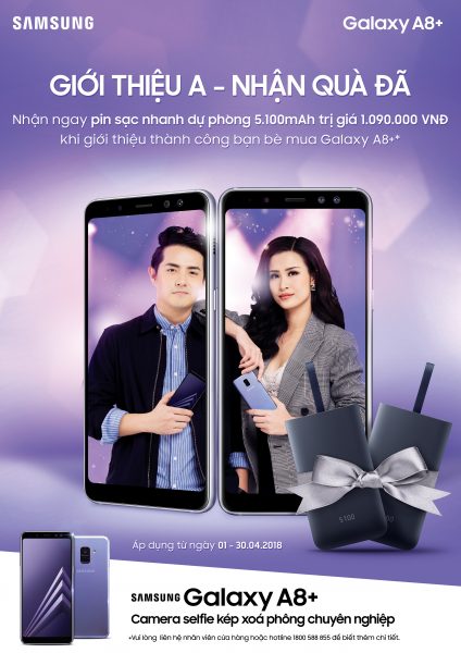 Sforum - Trang thông tin công nghệ mới nhất Promo-KV_-424x600 Tháng 4 này: "Giới thiệu A - Nhận quà đã" khi mua Galaxy A8+ Sforum - Trang thông tin công nghệ mới nhất Promo-KV_-424x600 Tháng 4 này: "Giới thiệu A - Nhận quà đã" khi mua Galaxy A8+