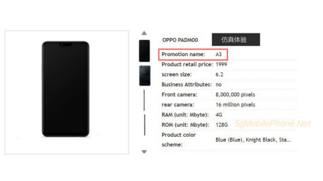Sforum - Trang thông tin công nghệ mới nhất OPPO-A3-1-April-14-2018-2-800x450 Rò rỉ Oppo A3: Màn hình tai thỏ, chip Helio P60, RAM 4GB, pin 3300mAh, giá 7.2 triệu Sforum - Trang thông tin công nghệ mới nhất OPPO-A3-1-April-14-2018-2-800x450 Rò rỉ Oppo A3: Màn hình tai thỏ, chip Helio P60, RAM 4GB, pin 3300mAh, giá 7.2 triệu