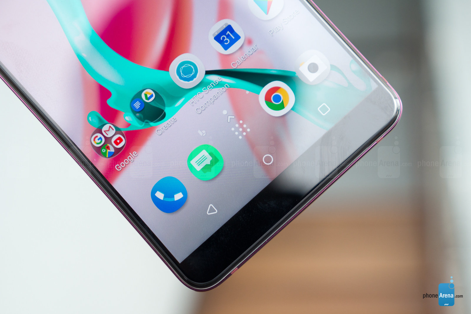Viền bezel dưới của máy