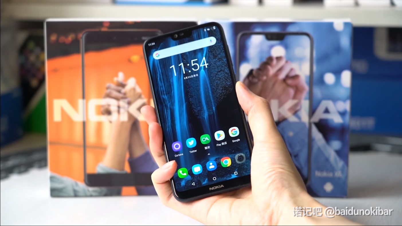 Nokia X6 với màn hình tràn viền và thiết kế tai thỏ