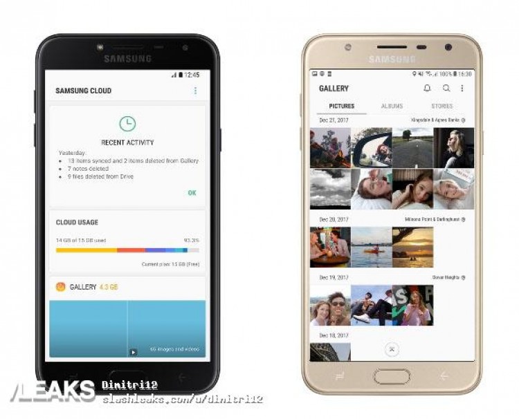 Máy được trang bị con chip Exynos 7570 với 2GB RAM và 16GB bộ nhớ