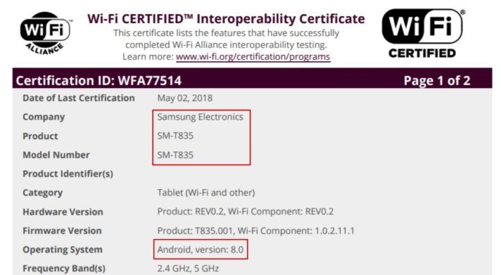 Samsung có thể sẽ sớm cho ra mắt chiếc flagship Galaxy Tab S4 