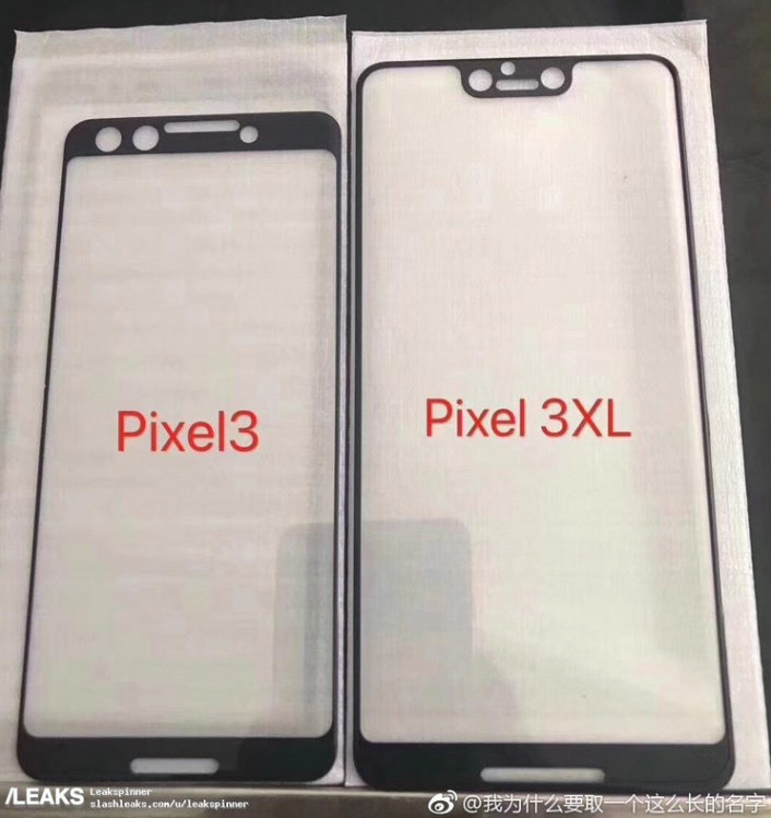 Rò rỉ tấm kính bảo vệ màn hình của bộ đôi Pixel 3/XL
