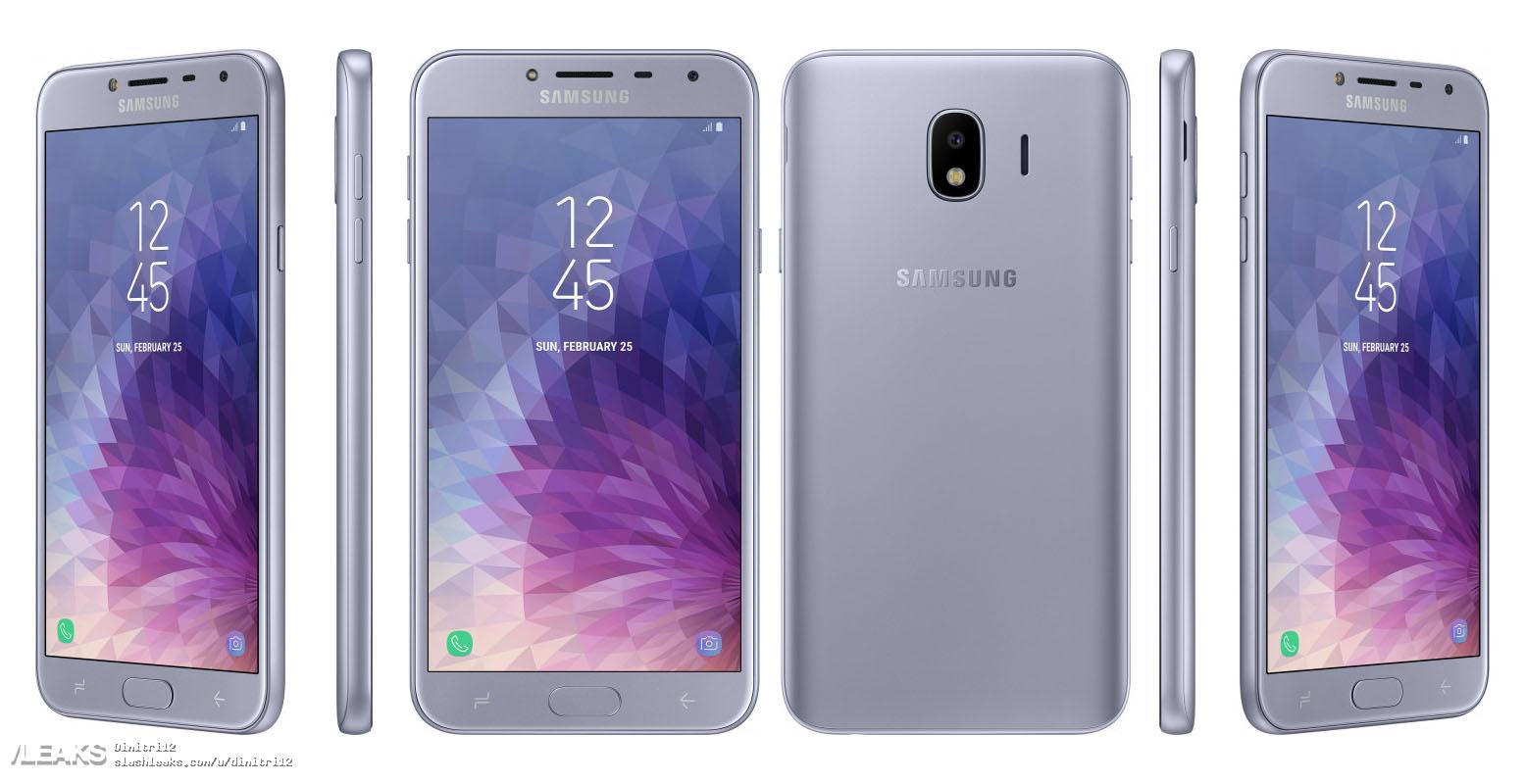Galaxy J4 phiên bản màu tím Lavender