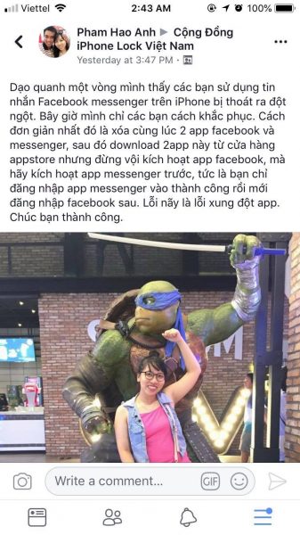 Người dùng iOS chia sẻ cách khắc phục tạm thời sự cố lần này