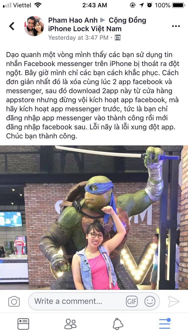Người dùng iOS chia sẻ cách khắc phục tạm thời sự cố lần này