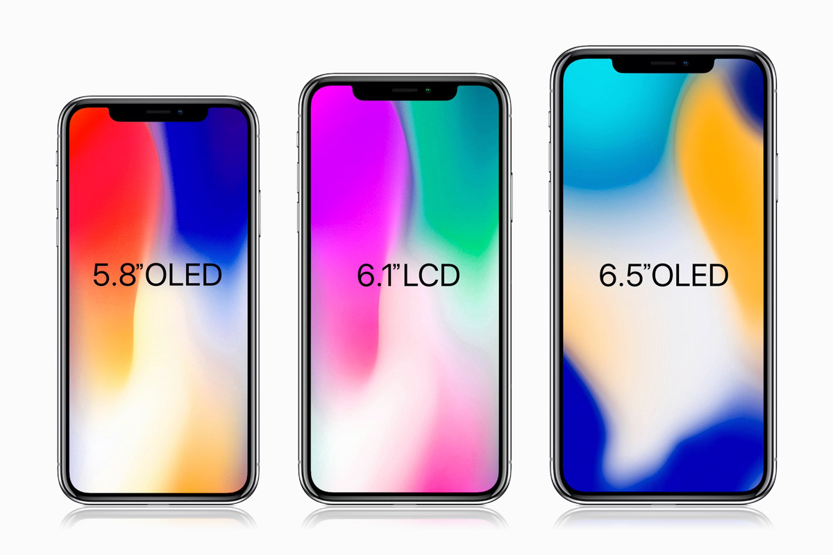 Sforum - Trang thông tin công nghệ mới nhất Apple-iPhone-X-2018-3-phones Apple kỳ vọng mẫu iPhone giá rẻ với màn hình LCD 6.1 inch sẽ bán chạy nhất Sforum - Trang thông tin công nghệ mới nhất Apple-iPhone-X-2018-3-phones Apple kỳ vọng mẫu iPhone giá rẻ với màn hình LCD 6.1 inch sẽ bán chạy nhất