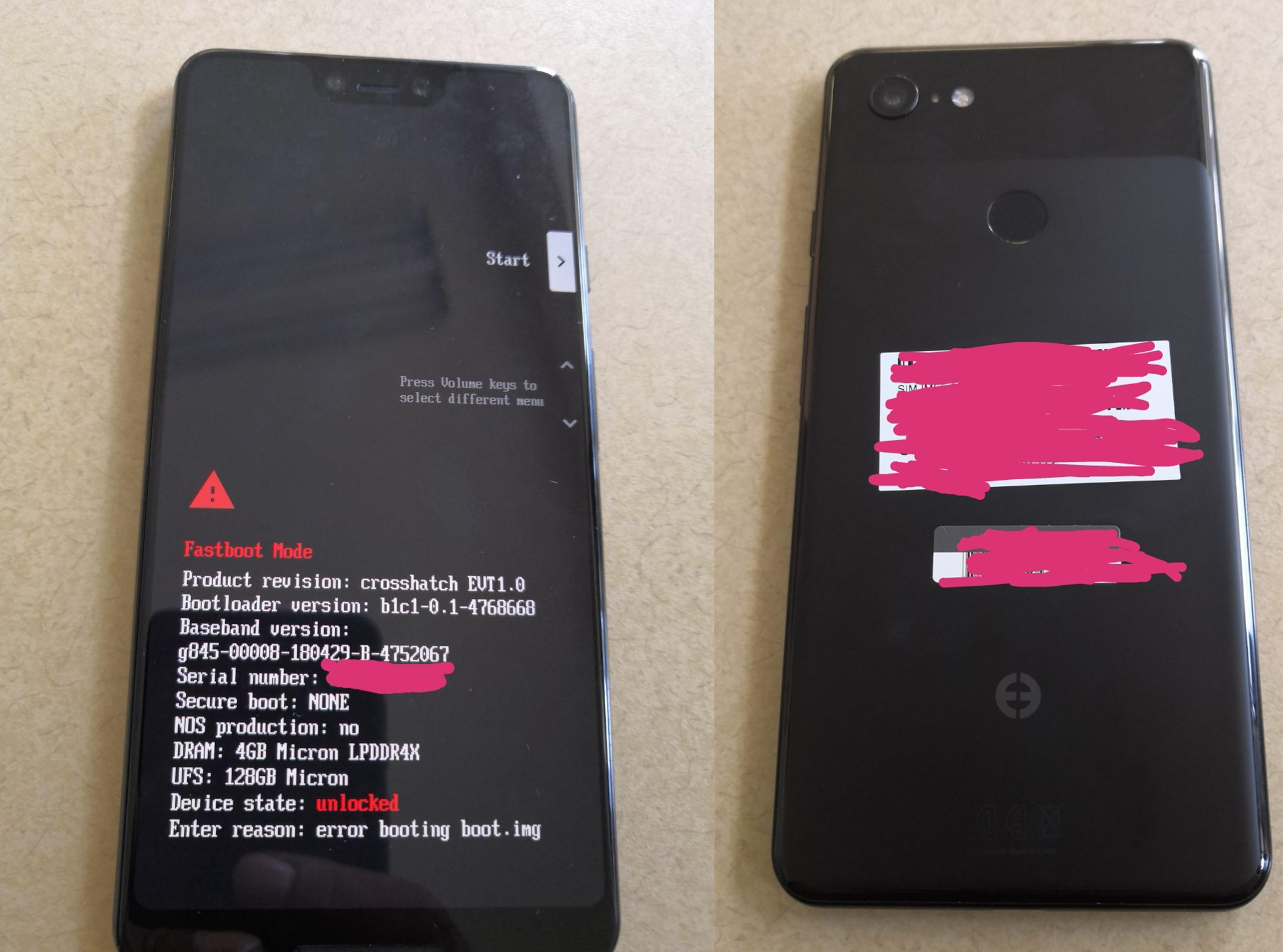 Hình ảnh thực tế của chiếc Google Pixel 3 XL được rò rỉ vào đầu tháng qua