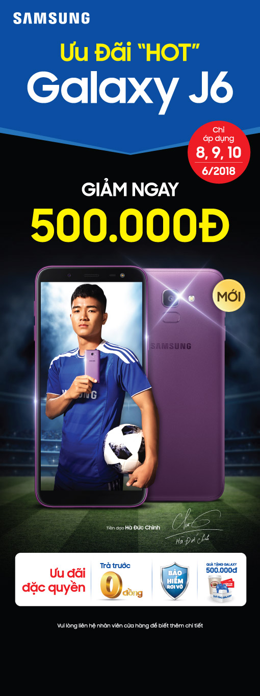 Sforum - Trang thông tin công nghệ mới nhất RnHWG Ưu đãi HOT Galaxy J6 giảm ngay 500.000đ từ 8/6 tới 10/6 Sforum - Trang thông tin công nghệ mới nhất RnHWG Ưu đãi HOT Galaxy J6 giảm ngay 500.000đ từ 8/6 tới 10/6