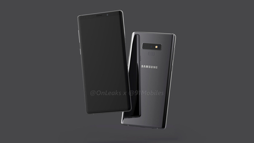 Xuất hiện ảnh render mới của Galaxy Note 9, giống như bản sao của Note 8