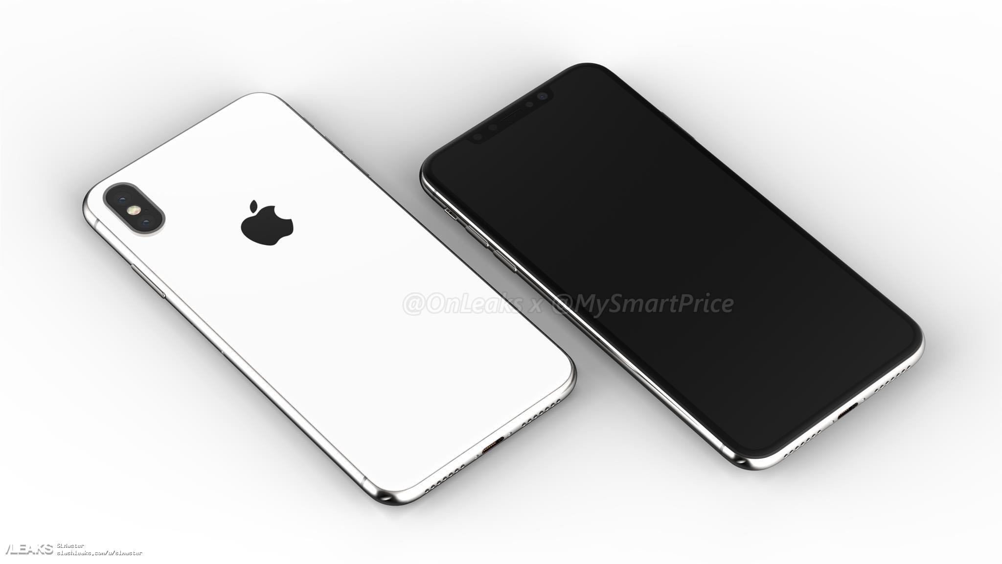 Xuất hiện ảnh render của một mẫu iPhone 6.5 inch được cho là iPhone X Plus