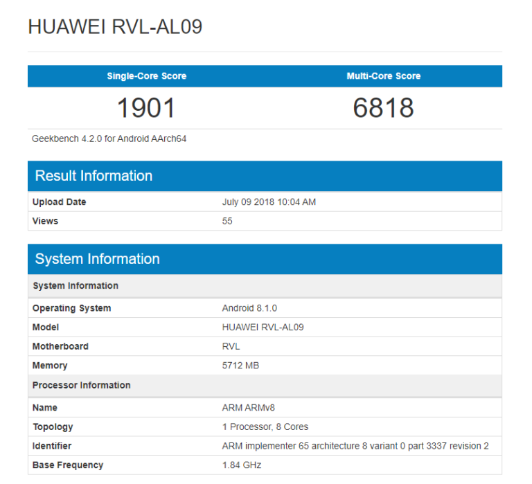 Sforum - Trang thông tin công nghệ mới nhất Honor-Note-10-geekbench-768x699 Honor Note 10 lộ điểm hiệu năng trên Geekbench: chip Kirin 970, RAM 6GB Sforum - Trang thông tin công nghệ mới nhất Honor-Note-10-geekbench-768x699 Honor Note 10 lộ điểm hiệu năng trên Geekbench: chip Kirin 970, RAM 6GB