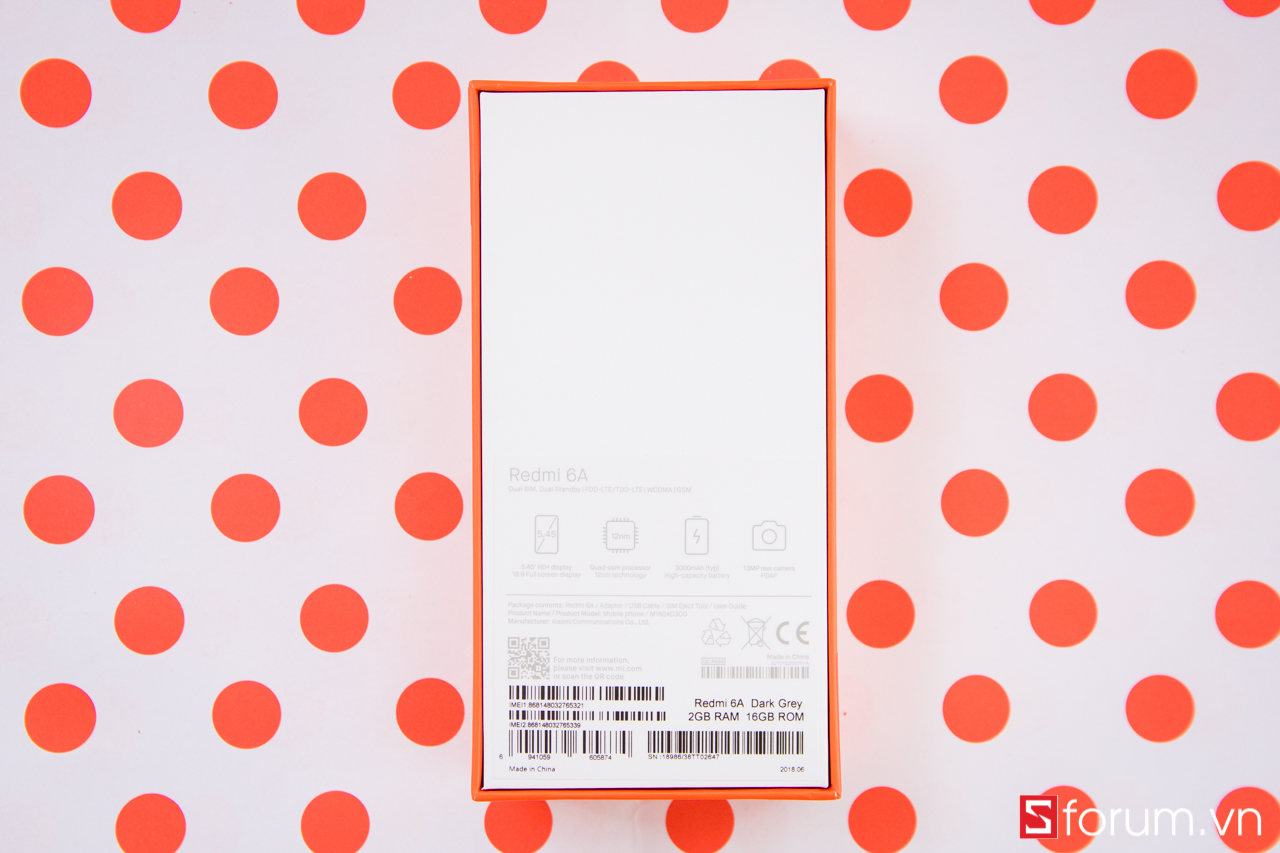 Sforum - Trang thông tin công nghệ mới nhất IMG_4821 Trên tay Xiaomi Redmi 6A: Hiệu năng cải thiện, màn hình 18:9, giá chỉ hơn 2 triệu đồng Sforum - Trang thông tin công nghệ mới nhất IMG_4821 Trên tay Xiaomi Redmi 6A: Hiệu năng cải thiện, màn hình 18:9, giá chỉ hơn 2 triệu đồng
