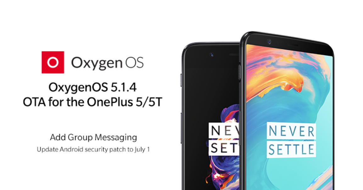OnePlus 5/5T nhận bản cập nhật OxygenOS 5.1.4 mới. tối ưu hóa thời lượng pin ở chế độ chờ