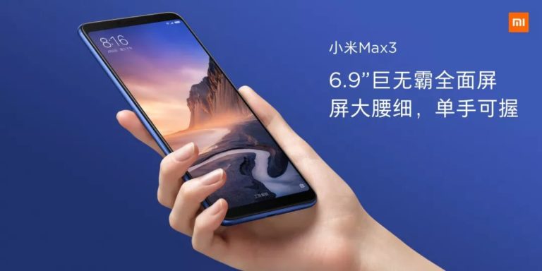 Sforum - Trang thông tin công nghệ mới nhất Xiaomi-Mi-Max-3-Display-One-Hand-768x384 Xiaomi Mi Max 3 chính thức ra mắt: Màn hình 6,9 inch, camera kép, Snapdragon 636, pin 5500mAh, giá từ 5,8 triệu đồng Sforum - Trang thông tin công nghệ mới nhất Xiaomi-Mi-Max-3-Display-One-Hand-768x384 Xiaomi Mi Max 3 chính thức ra mắt: Màn hình 6,9 inch, camera kép, Snapdragon 636, pin 5500mAh, giá từ 5,8 triệu đồng