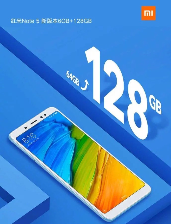 Sforum - Trang thông tin công nghệ mới nhất Xiaomi-Redmi-Note-5-Pro-128GB Xiaomi Redmi Note 5 sẽ có thêm tùy chọn 6GB RAM và 128GB bộ nhớ trong, giá bằng bản 64GB Sforum - Trang thông tin công nghệ mới nhất Xiaomi-Redmi-Note-5-Pro-128GB Xiaomi Redmi Note 5 sẽ có thêm tùy chọn 6GB RAM và 128GB bộ nhớ trong, giá bằng bản 64GB