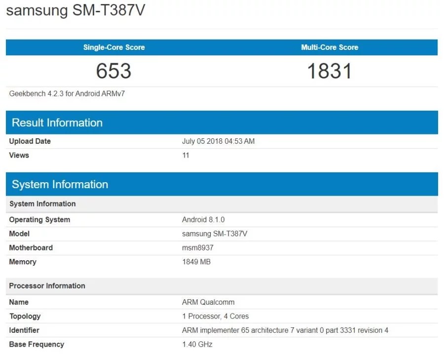 Sforum - Trang thông tin công nghệ mới nhất gb Samsung Galaxy Tab A2 lộ diện với thông số kĩ thuật đáng thất vọng Sforum - Trang thông tin công nghệ mới nhất gb Samsung Galaxy Tab A2 lộ diện với thông số kĩ thuật đáng thất vọng