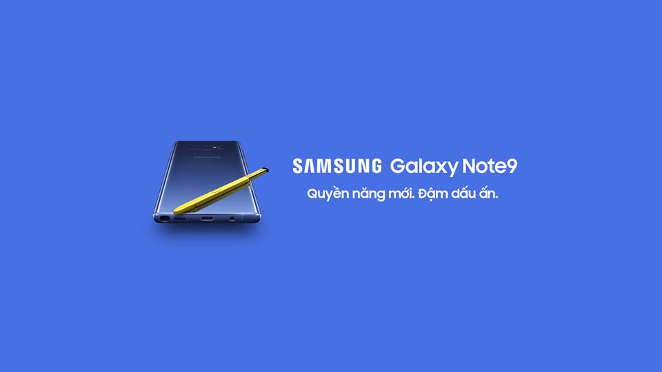 Samsung Galaxy Note9 chính thức ra mắt tại Việt Nam