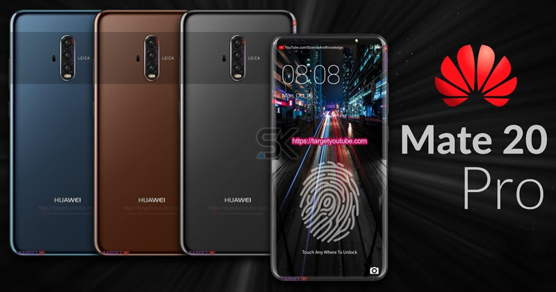 Phiên bản Mate 20 Pro có thể sẽ được tích hợp cảm biến vân tay bên dưới màn hình