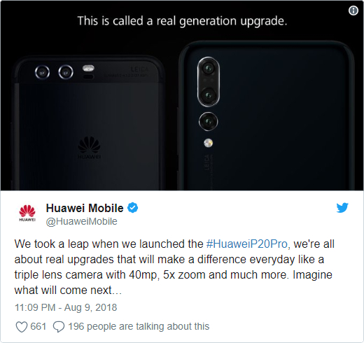 Sforum - Trang thông tin công nghệ mới nhất Huawei Mate 20 Pro sẽ sở hữu nhiều nâng cấp đáng giá, có thể đi kèm với 3 camera sau? Sforum - Trang thông tin công nghệ mới nhất Huawei Mate 20 Pro sẽ sở hữu nhiều nâng cấp đáng giá, có thể đi kèm với 3 camera sau?