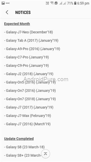 Lịch trình cập nhật Android Oreo cho các máy Galaxy tầm trung của Samsung