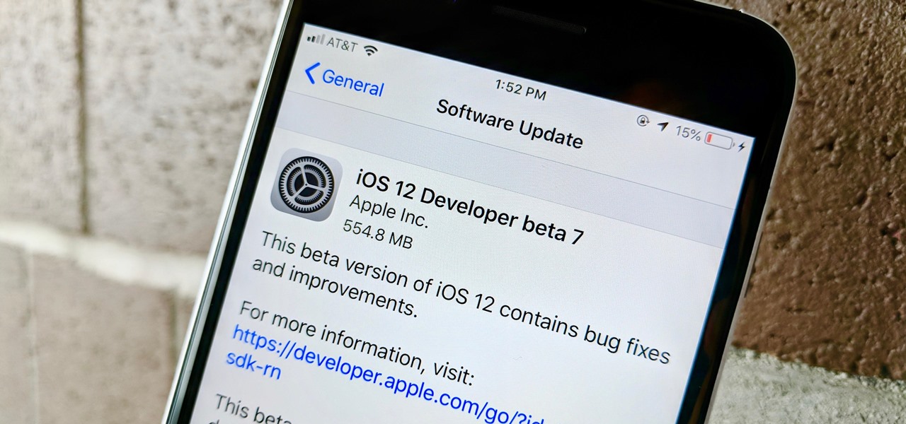 Các lỗi xuất hiện khi người dùng cập nhật trực tiếp iOS 12 Beta 7 trên thiết bị