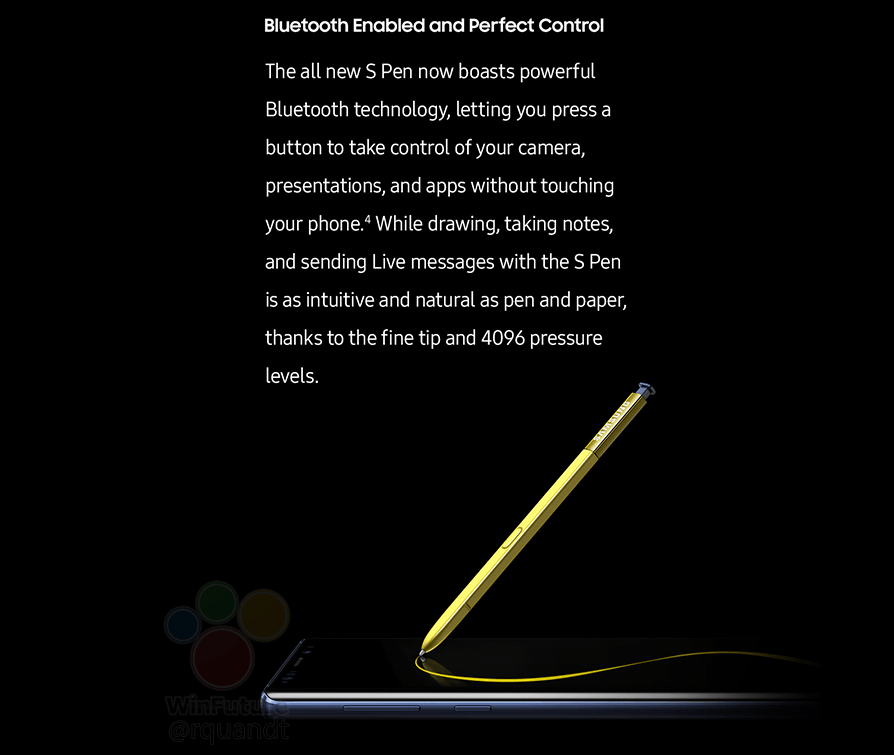 Sforum - Trang thông tin công nghệ mới nhất n92 Loạt thông tin về Galaxy Note 9 tiếp tục rò rỉ trước giờ ra mắt: Bút S-Pen mới, Camera AI, hỗ trợ DeX Sforum - Trang thông tin công nghệ mới nhất n92 Loạt thông tin về Galaxy Note 9 tiếp tục rò rỉ trước giờ ra mắt: Bút S-Pen mới, Camera AI, hỗ trợ DeX