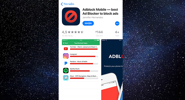 Ứng dụng Adblock Mobile
