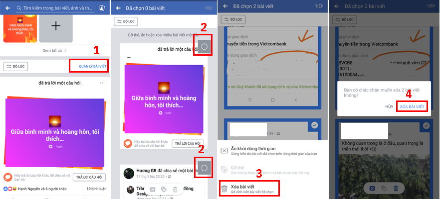 Mẹo sử dụng Facebook xóa các trạng thái, gỡ tag ảnh cùng lúc