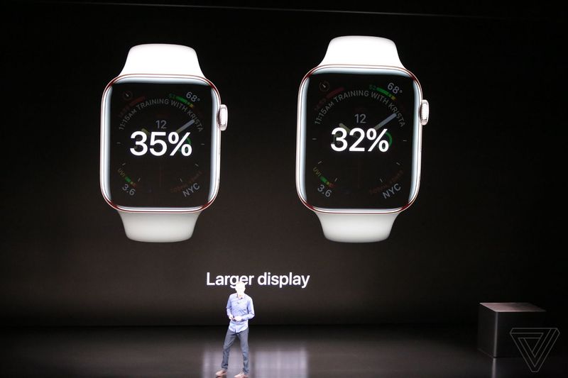 Sforum - Trang thông tin công nghệ mới nhất apple_iphone_2018_event_theverge_dbohn_391 Apple Watch Series 4 chính thức: Màn hình lớn hơn, tích hợp máy quét điện tâm đồ  