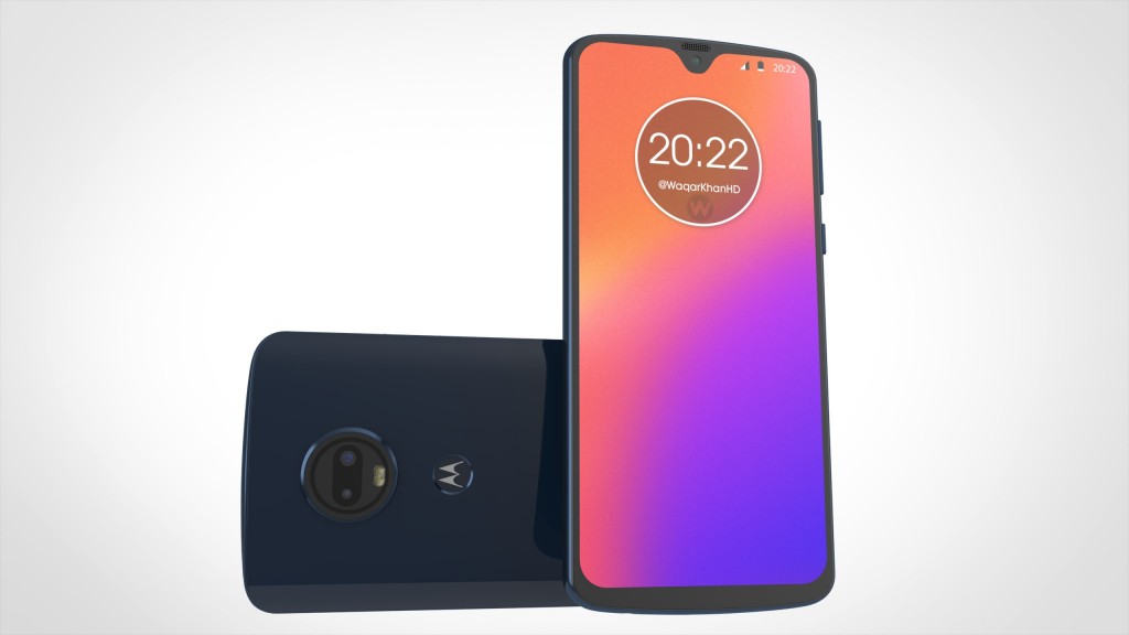 Lộ diện ảnh render được làm dực trên những tin đồn của Motorola Moto G7 
