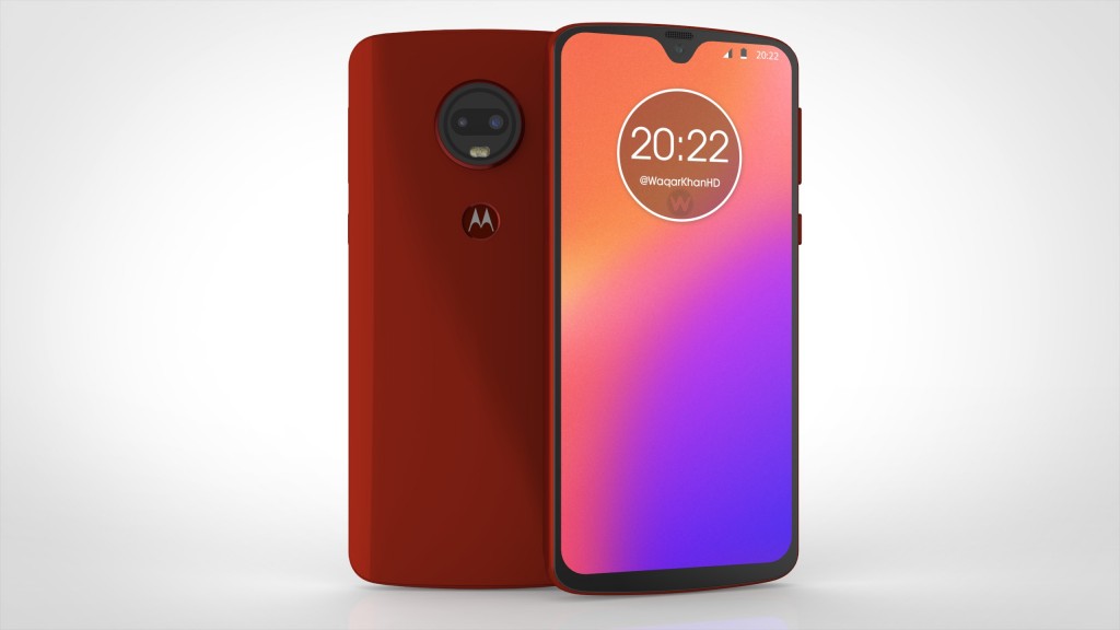 Lộ diện ảnh render được làm dực trên những tin đồn của Motorola Moto G7 