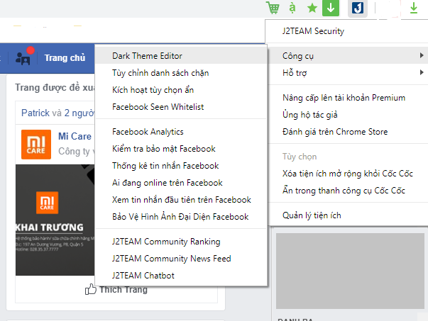 Chọn Tools chọnDark Theme Editor.
