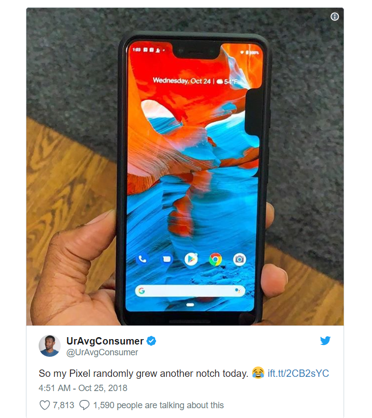 Người dùng Pixel 3 XL báo cáo máy bị lỗi 