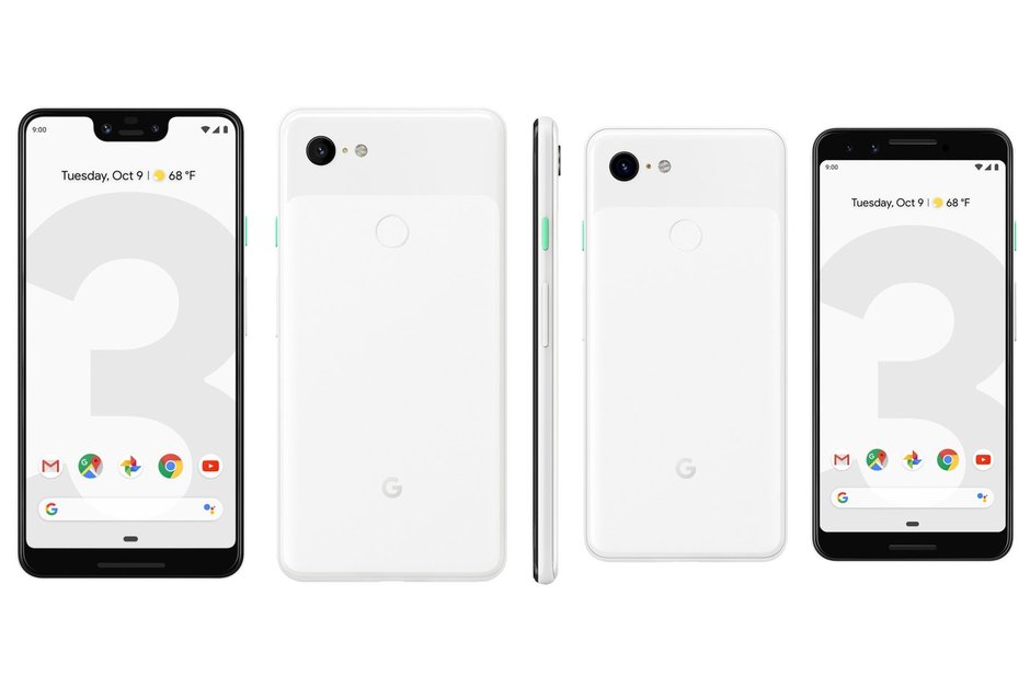 Pixel 3 và Pixel 3 XL lộ ảnh render rõ nét trước giờ ra mắt