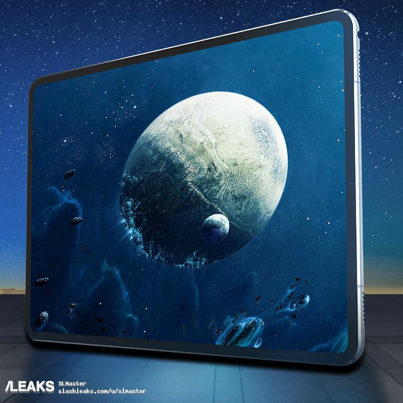 Rò rỉ hình ảnh của iPad Pro 2018 với viền màn hình siêu mỏng và không có tai thỏ