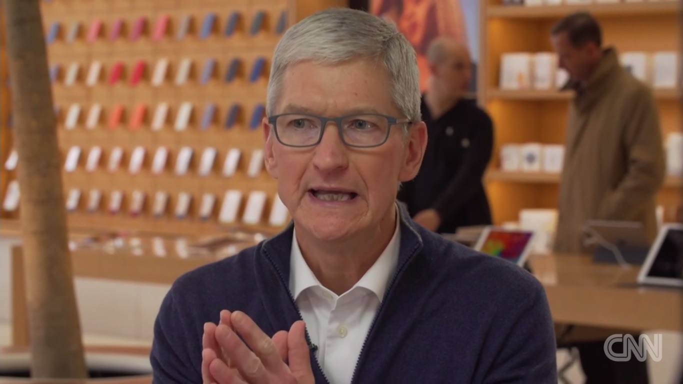 Apple trong bài phỏng vấn với CNN cho rằng không có việc Apple bị theo dõi bởi Trung Quốc