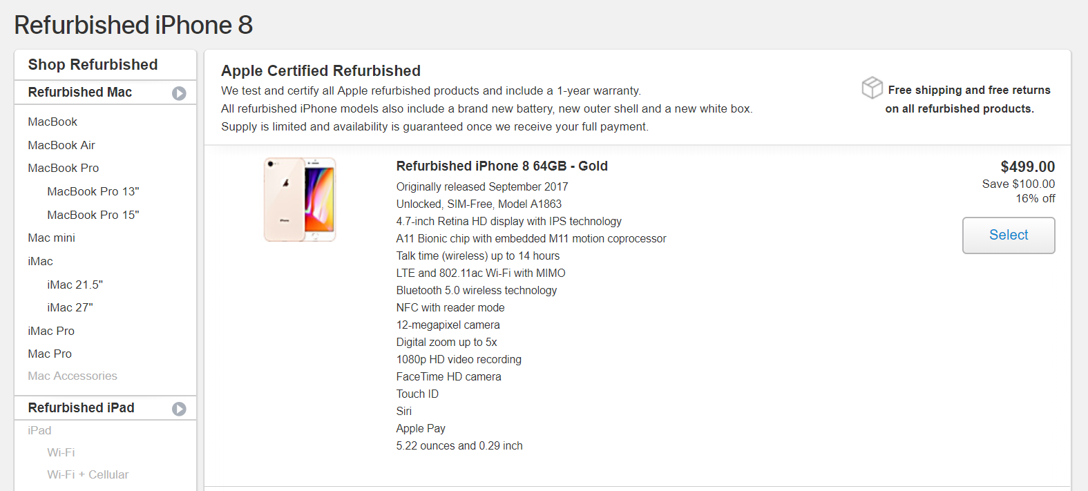 Apple hạ giá iPhone 8 và 8 Plus Refurbished với mức giá chỉ 11.6 triệu đồng