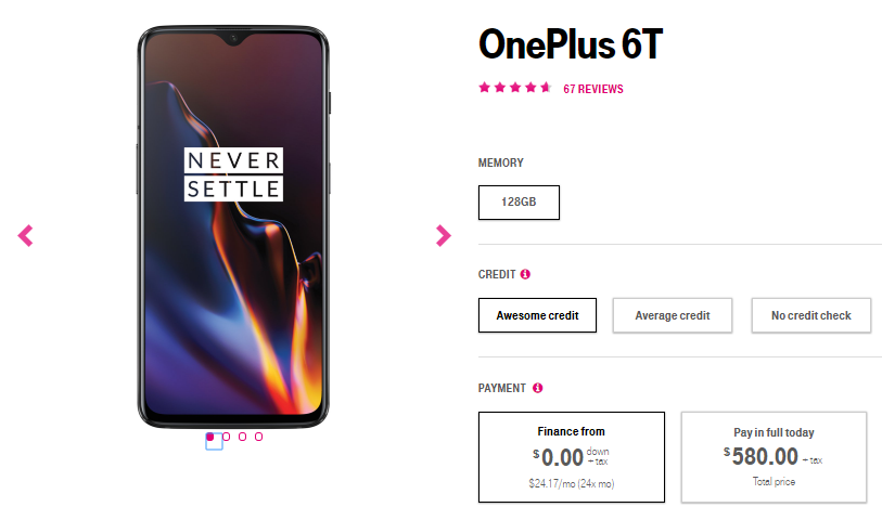 OnePlus 6T đạt doanh số bán hàng cao hơn 86% so với OnePlus 6 trong ngày đầu mở bán tại Mỹ