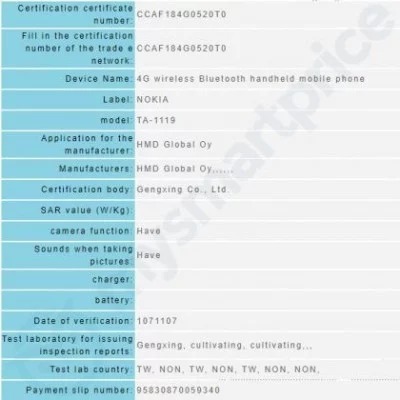 Sforum - Trang thông tin công nghệ mới nhất ncc-taiwan Nokia 8.1 đạt chứng nhận quan trọng tại Đài Loan, sẵn sàng chờ ngày ra mắt Sforum - Trang thông tin công nghệ mới nhất ncc-taiwan Nokia 8.1 đạt chứng nhận quan trọng tại Đài Loan, sẵn sàng chờ ngày ra mắt