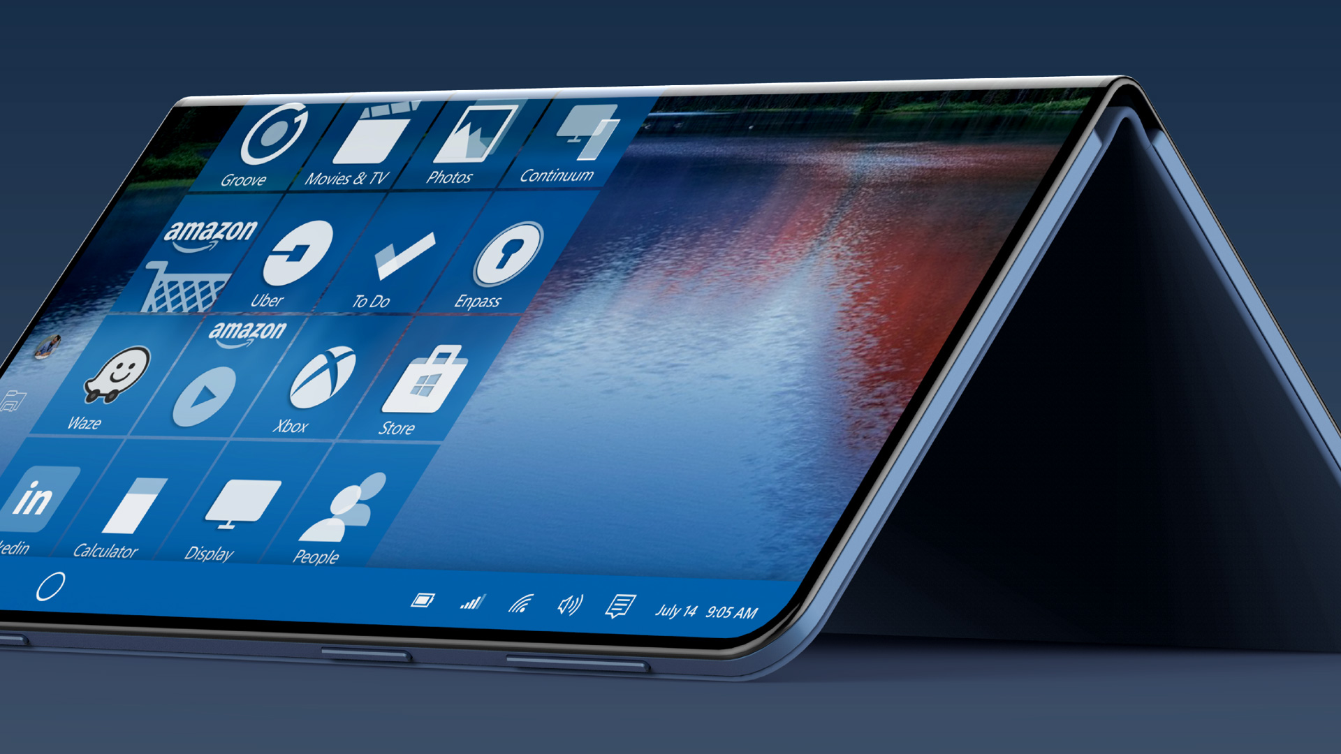 Chiếc Surface Phone có thể sẽ mang ngôn ngữ thiết kế quen thuộc của dòng Surface, đi kèm với nền tảng Windows Phone
